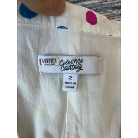 Color Me Courtney Dipping Dot Minnie Dress size 2 - Picture 7 of 11